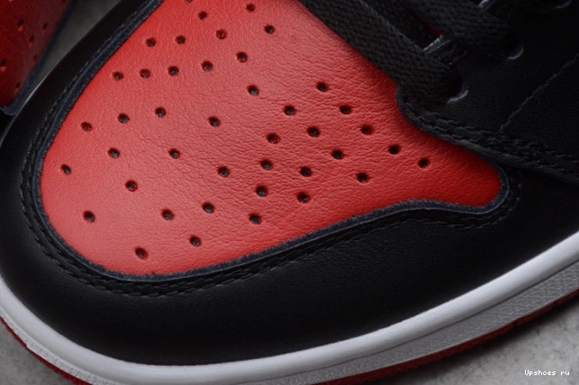  Banned High Retro 555088-001 OG Jordan 1 Air Black Red Bred 0930